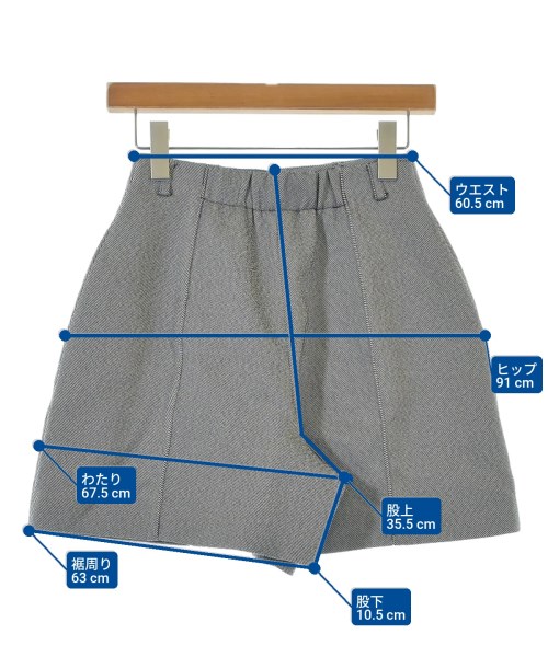 emmi atelier（エミアトリエ）ショートパンツ 白 サイズ:0(XS位) レディース/2200641898112