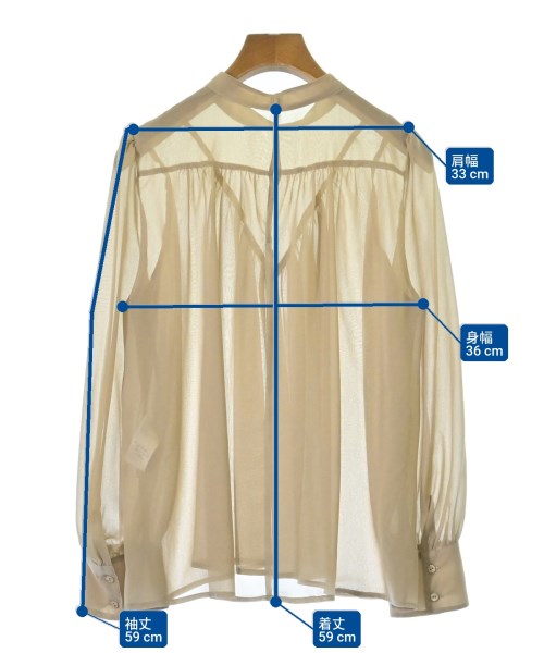 emmi atelier（エミアトリエ）カジュアルシャツ ベージュ サイズ:1(S位) レディース/2200625336067