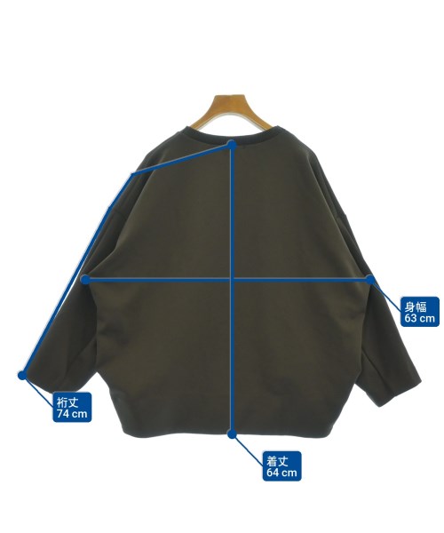 emmi atelier（エミアトリエ）スウェット 茶 サイズ:0(XS位) レディース/2200626541064