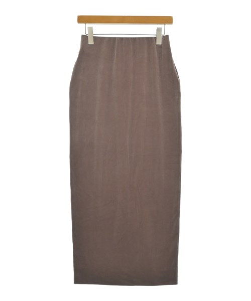 emmi atelier(エミアトリエ)ロング・マキシ丈スカート 茶 サイズ:1(S位)/2200650437029