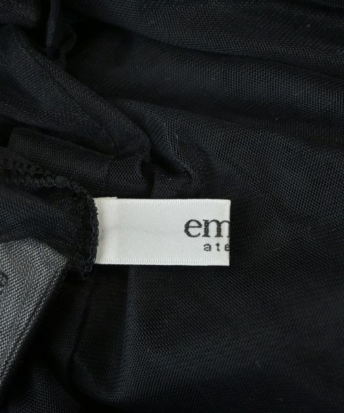 emmi atelier（エミアトリエ）Tシャツ・カットソー 黒 サイズ:F レディース/2200717458936
