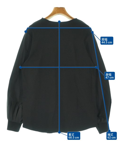 emmi atelier（エミアトリエ）Tシャツ・カットソー 黒 サイズ:1(S位) レディース/2200680251190