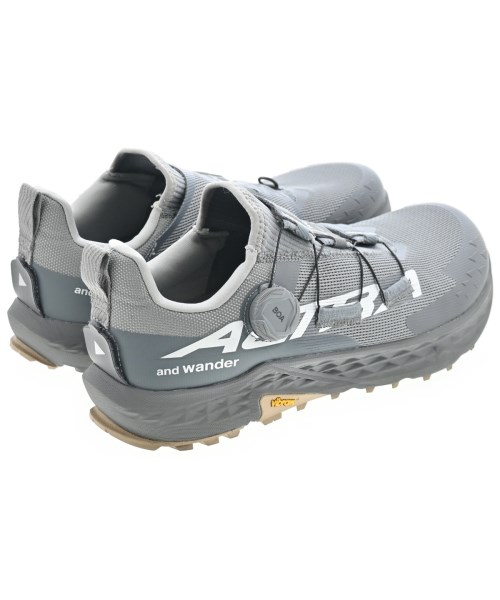 and wander（アンド　ワンダー）スニーカー グレー サイズ:UK9(27.5cm位) メンズ/2200620917582