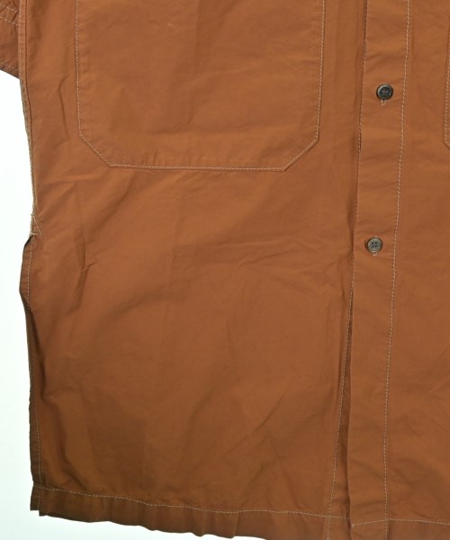 and wander（アンド　ワンダー）シャツワンピース 茶 サイズ:00(XXS位) レディース/2200624261070