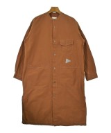 and wander（アンド　ワンダー）シャツワンピース 茶 サイズ:00(XXS位) レディース/2200624261070