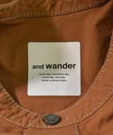 and wander（アンド　ワンダー）シャツワンピース 茶 サイズ:00(XXS位) レディース/2200624261070