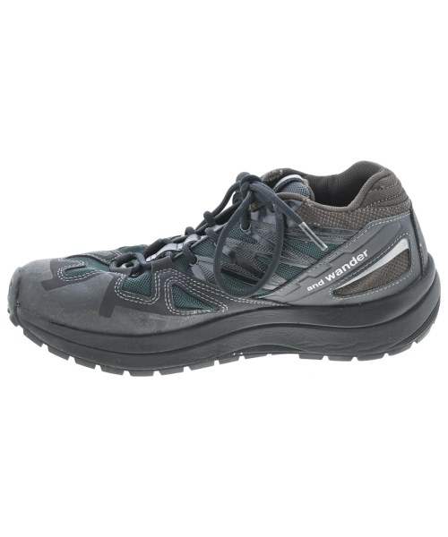 and wander（アンド　ワンダー）スニーカー 黒 サイズ:23cm レディース/2200631688099