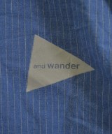 and wander（アンド　ワンダー）カジュアルシャツ 青 サイズ:2(M位) メンズ/2200608223018