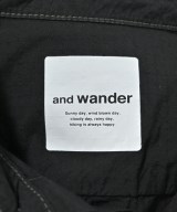 and wander（アンド　ワンダー）カジュアルシャツ 黒 サイズ:L メンズ/2200612441040