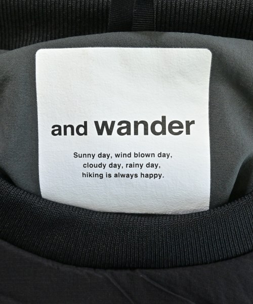 and wander（アンド　ワンダー）その他 黒 サイズ:WS レディース/2200607392043