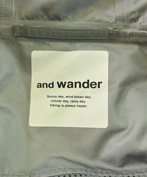 and wander（アンド　ワンダー）マウンテンパーカー グレー サイズ:S メンズ/2200682140027