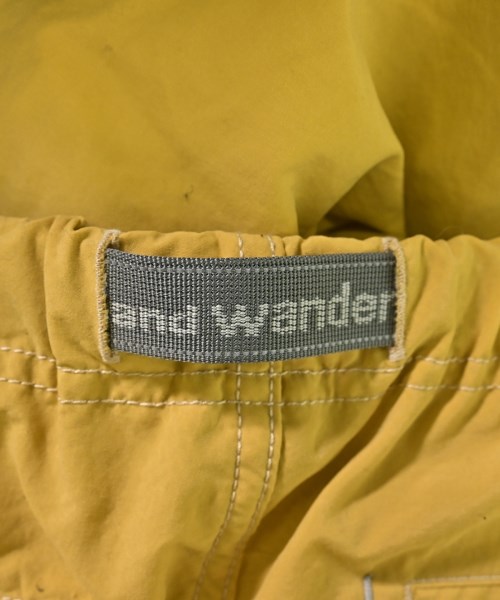 and wander（アンド　ワンダー）その他 黄 サイズ:00(XS位) メンズ/2200689638039