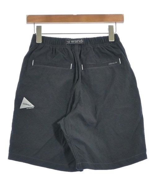 and wander（アンド　ワンダー）ショートパンツ 黒 サイズ:S レディース/2200647008089
