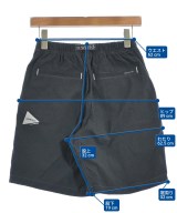 and wander（アンド　ワンダー）ショートパンツ 黒 サイズ:S レディース/2200647008089