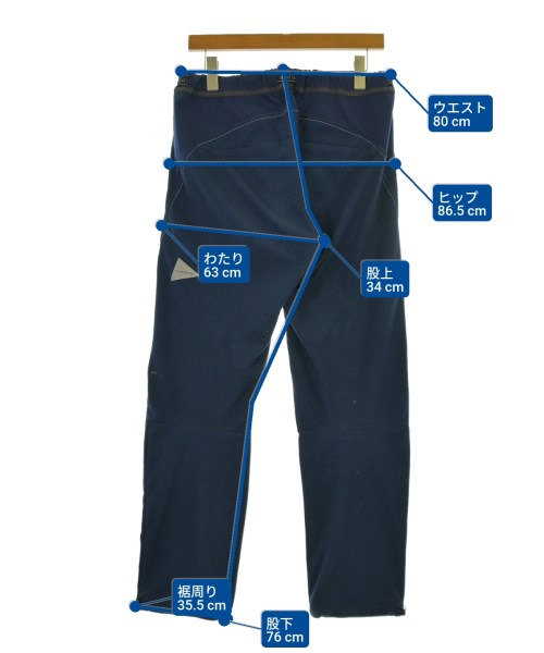 and wander（アンド　ワンダー）その他 紺 サイズ:3(L位) メンズ/2200650672147