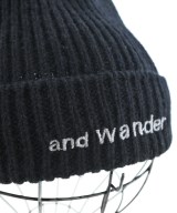 and wander（アンド　ワンダー）ニットキャップ・ビーニー 黒 サイズ:F メンズ/2200658496097