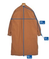 and wander（アンド　ワンダー）シャツワンピース オレンジ サイズ:00(XS位) レディース/2200659720030