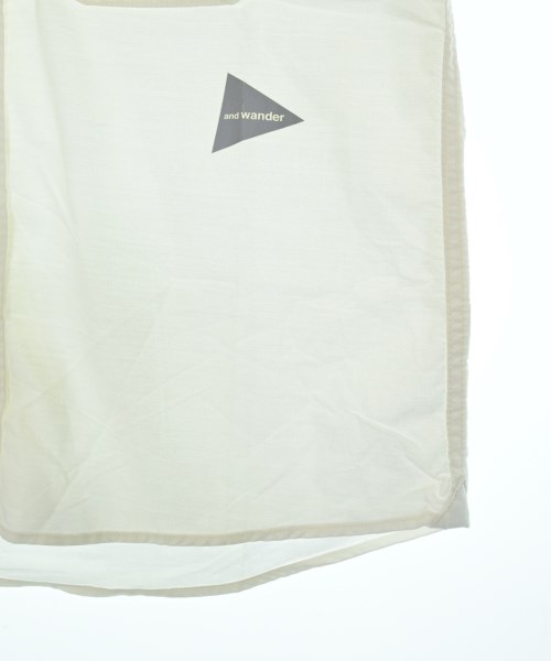 and wander（アンド　ワンダー）カジュアルシャツ 白 サイズ:4(XL位) メンズ/2200659950123