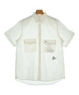 and wander（アンド　ワンダー）カジュアルシャツ 白 サイズ:4(XL位) メンズ/2200659950123