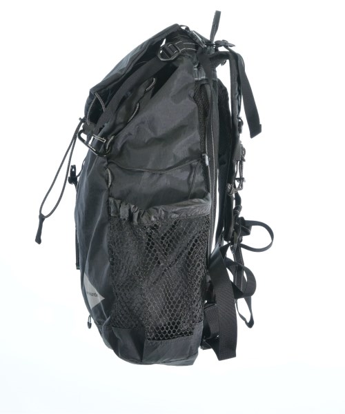 and wander（アンド　ワンダー）バックパック・リュック 黒 サイズ:- メンズ/2200660384023