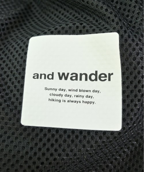 and wander（アンド　ワンダー）その他 黒 サイズ:0(XS位) メンズ/2200712902021