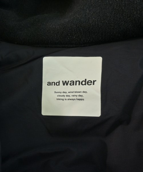 and wander（アンド　ワンダー）その他 黒 サイズ:3(L位) メンズ/2200713670035