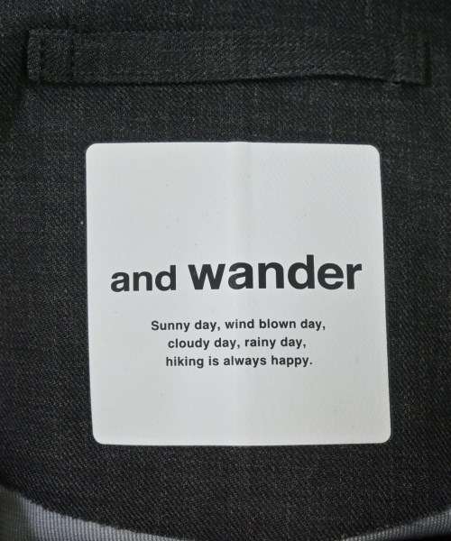 and wander（アンド　ワンダー）その他 グレー サイズ:2(M位) レディース/2200711103023