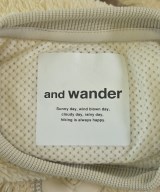 and wander（アンド　ワンダー）スウェット ベージュ サイズ:0(XS位) レディース/2200719306020