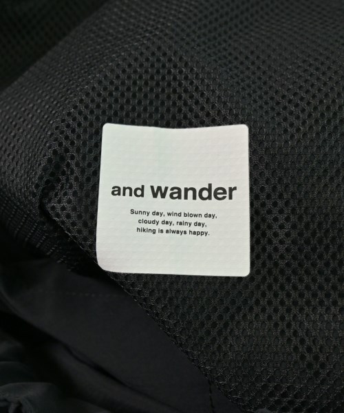 and wander（アンド　ワンダー）その他 黒 サイズ:L メンズ/2200636557048