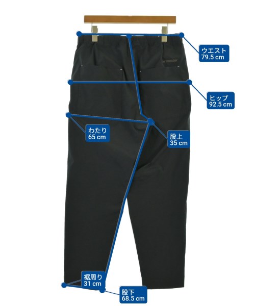 and wander（アンド　ワンダー）その他 黒 サイズ:L メンズ/2200636557048