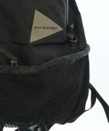 and wander（アンド　ワンダー）バックパック・リュック 黒 サイズ:- メンズ/2200647665084