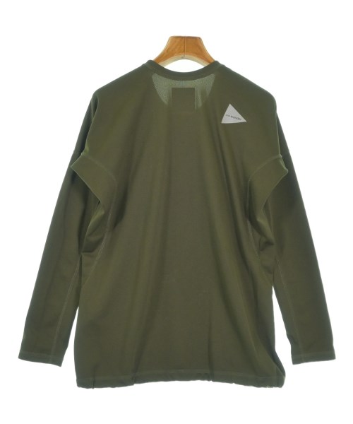 and wander（アンド　ワンダー）Tシャツ・カットソー 緑 サイズ:00(XXS位) レディース/2200638178104