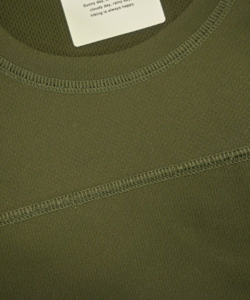 and wander（アンド　ワンダー）Tシャツ・カットソー 緑 サイズ:00(XXS位) レディース/2200638178104