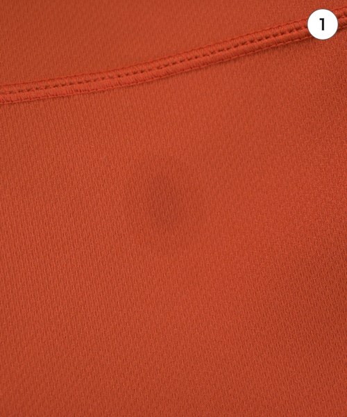 and wander（アンド　ワンダー）Tシャツ・カットソー オレンジ サイズ:0(XS位) レディース/2200638178111