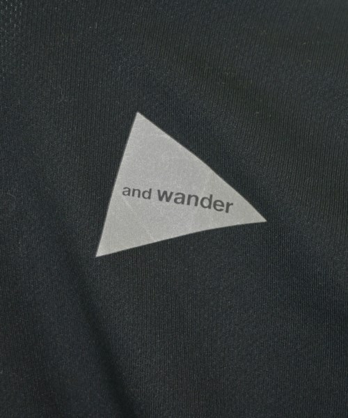 and wander（アンド　ワンダー）Tシャツ・カットソー 紺 サイズ:0(XS位) レディース/2200638178135