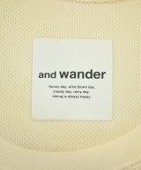 and wander（アンド　ワンダー）Tシャツ・カットソー ベージュ サイズ:00(XXS位) レディース/2200638178142