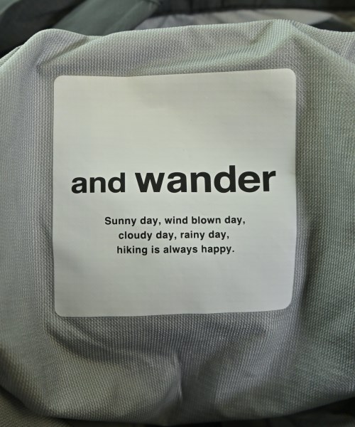 and wander（アンド　ワンダー）マウンテンパーカー グレー サイズ:00(XXS位) レディース/2200638178227