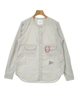 and wander（アンド　ワンダー）カジュアルシャツ グレー サイズ:0(XS位) レディース/2200638178319