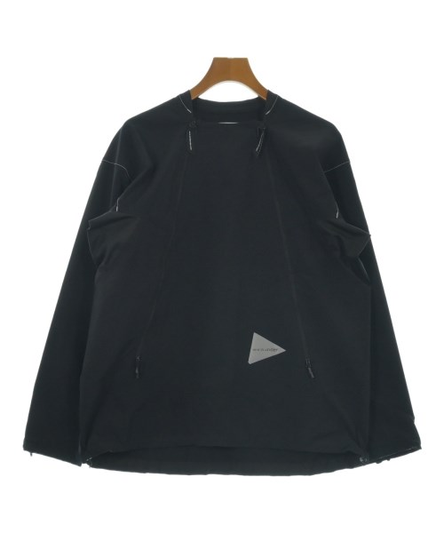 and wander(アンド　ワンダー)Tシャツ・カットソー 黒 サイズ:4(XL位)/2200640621056