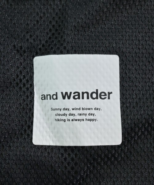 and wander（アンド　ワンダー）その他 黒 サイズ:XL メンズ/2200653774053