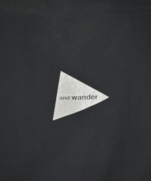and wander（アンド　ワンダー）カジュアルシャツ 黒 サイズ:M メンズ/2200701414016