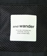and wander（アンド　ワンダー）カジュアルシャツ 黒 サイズ:M メンズ/2200701414016