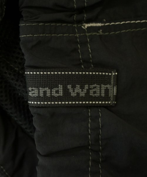and wander（アンド　ワンダー）ショートパンツ 黒 サイズ:0(XS位) レディース/2200686245063
