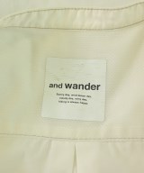 and wander（アンド　ワンダー）カジュアルシャツ 白 サイズ:4(XL位) メンズ/2200707183039