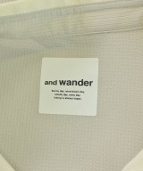 and wander（アンド　ワンダー）カジュアルシャツ 白 サイズ:L メンズ/2200707183053