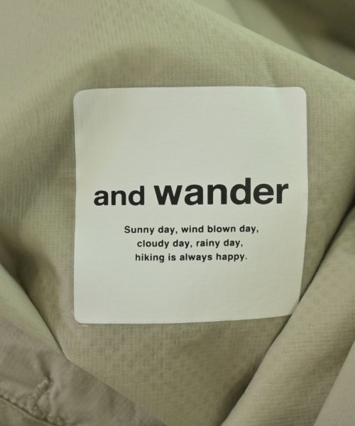 and wander（アンド　ワンダー）その他 グレー サイズ:XL メンズ/2200710441379
