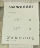 and wander（アンド　ワンダー）カーゴパンツ 白 サイズ:L メンズ/2200710441393