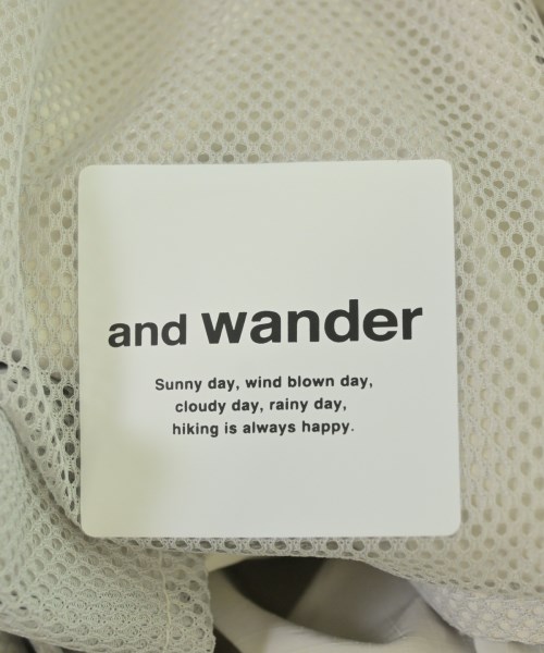 and wander（アンド　ワンダー）カーゴパンツ 白 サイズ:M メンズ/2200710441409