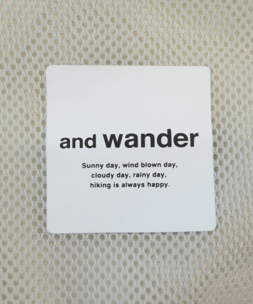 and wander（アンド　ワンダー）カーゴパンツ 白 サイズ:XL メンズ/2200710441416
