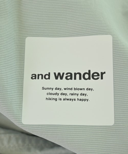 and wander（アンド　ワンダー）その他 青 サイズ:XL メンズ/2200710441423